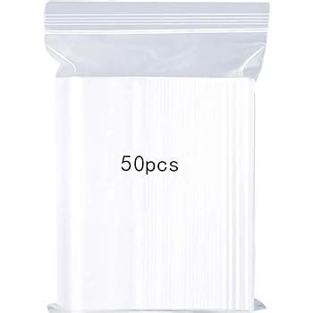 Sacs Plastique Transparents Refermables Sachet Zip Réutilisable