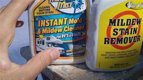 How To Clean Mold And Mildew Off Your Boat Or Rv Canvas Or Any Canvas Youtube