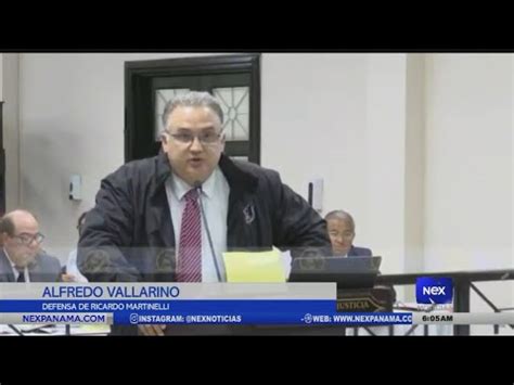 Abogado Alfredo Vallarino Interrog A Uno De Los Testigos En El Caso