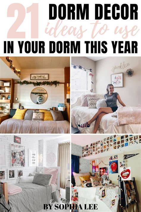 21 Dorm Decor Ideas That We Are Obsessing Over For 2020 By Sophia Lee