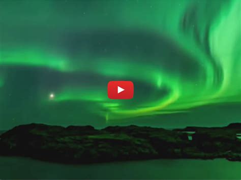 Meteo Cronaca Diretta Video Islanda Straordinaria Aurora Boreale