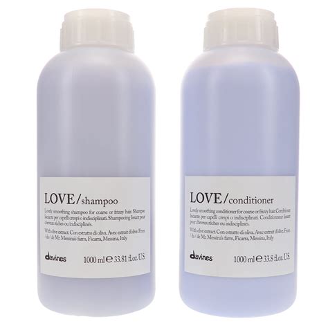 Davines Love Smoothing Shampoo 33 8 Oz And Love Smoothing Conditioner 33