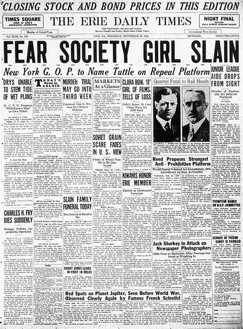 Historical Newspaper Archive: Review of Page 1 Records 39