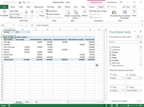 Pivot Tables For Dummies Excel 2017 Cabinets Matttroy