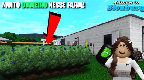 Farm De Blueberry Pra Ganhar Muito Dinheiro No Bloxburg Youtube