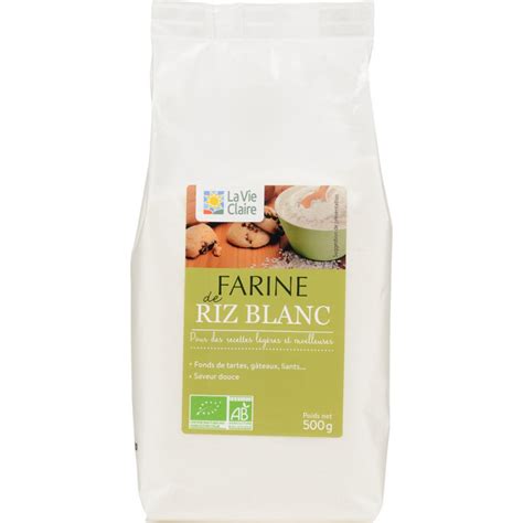 Farine De Riz Blanc G La Vie Claire Sainte Clotilde