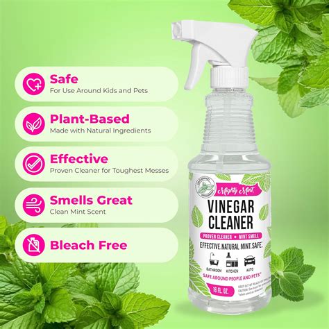 Mighty Mint Limpiador De Vinagre No T Xico Aerosol Multiuso Aroma