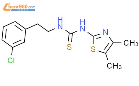 149485 57 4 Thiourea N 2 3 Chlorophenyl Ethyl N 4 5 Dimethyl 2