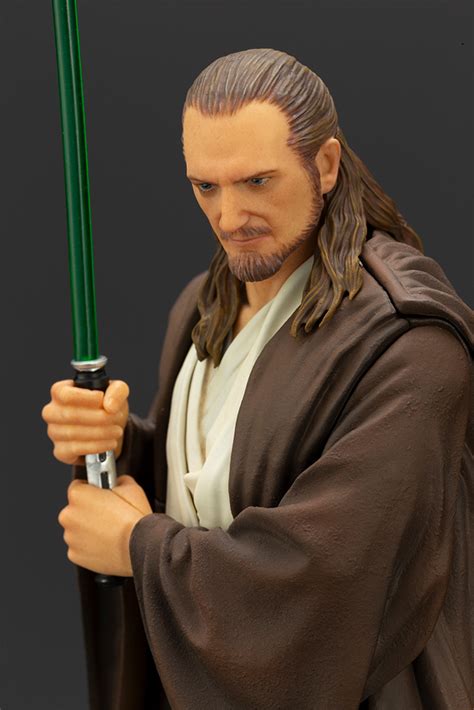 Star Wars The Phantom Menace Qui Gon Jinn Statue By Kotobukiya The