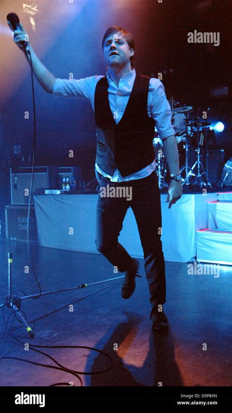 Ricky From The Kaiser Chiefs On Stage At The Shepherds Bush Empire In