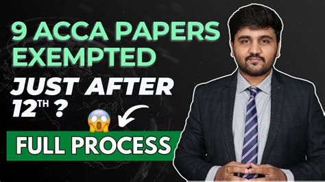 How To Get 9 Acca Paper Exemptions Just After 12th Acca Accelerate Program [2024 Update] Youtube