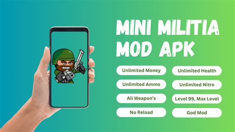 Mini Militia Mod Apk Unlimited Everything 2024