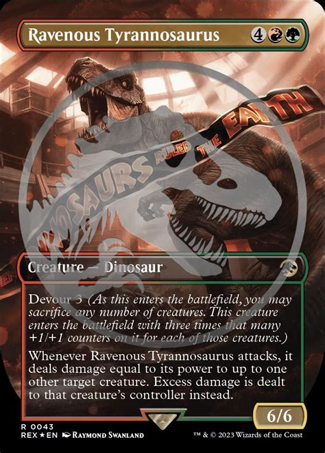 Ravenous Tyrannosaurus Universes Beyond Jurassic World Collection