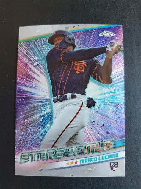 2024 Topps Series 1 Marco Luciano CSMLB 30 Stars Of MLB Chrome RC