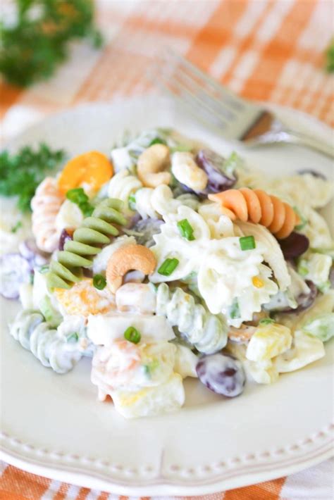 Tri Color Pasta Salad White Apron Blog