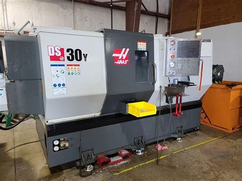 Used 2016 Haas Ds30y Cnc Turning Center With Live Toolingdual Spindle