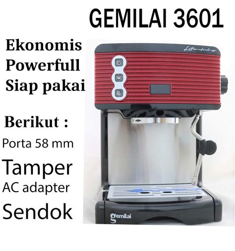 Jual Mesin Kopi Espresso Gemilai Di Seller Merakota Sukaluyu