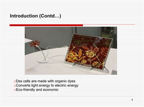 Dye Sensitised Solar Cells Ppt