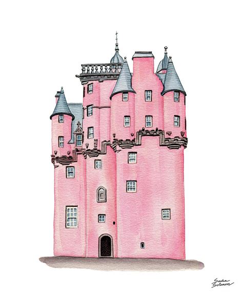 Craigievar Castle Painting By Sasha Solomon Pixels