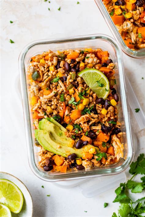 Ground Turkey Skillet With Sweet Potatoes And Black Bean Natures Gateway