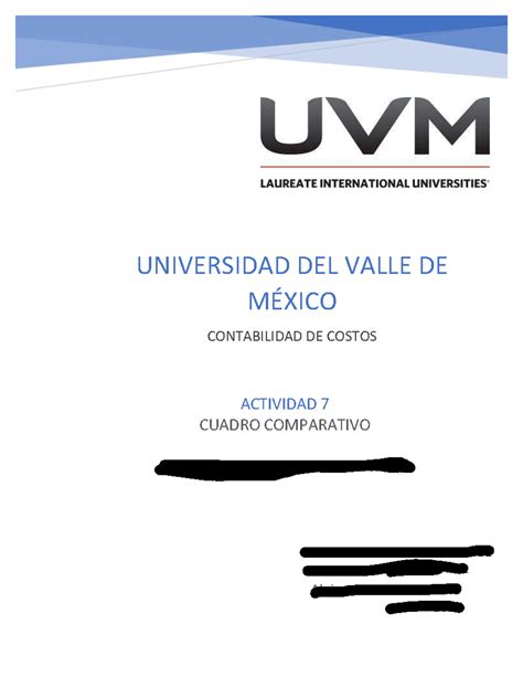 A E Resumen Contabilidad De Costos Universidad Del Valle De