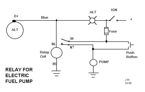 Gallery Wiring Fuel Pump Relay