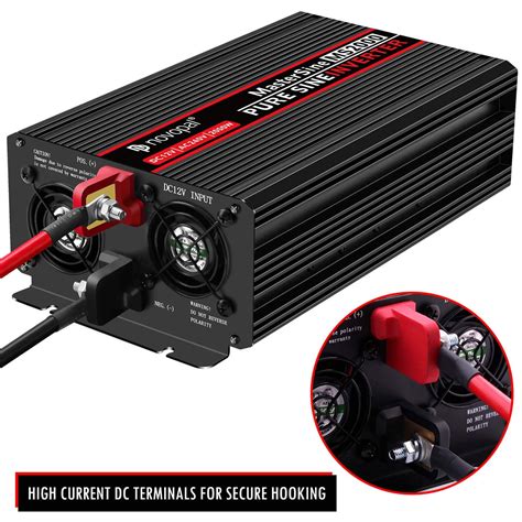 Novopal Power Inverter Pure Sine Wave Watt V Dc To V V Ac