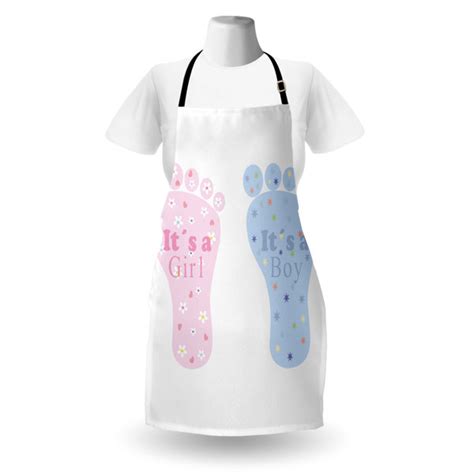 East Urban Home Gender Reveal Apron Cooking Gardening Adult Size