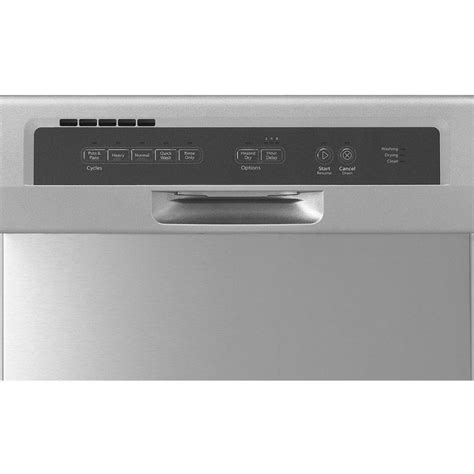 Whirlpool WDF518SAFM 18 In Front Control Dishwasher In Monochromatic