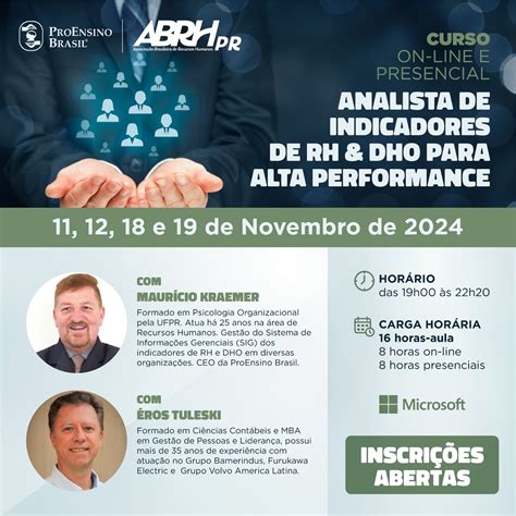 Curso De Analista De Rh - CURSO - ANALISTA DE INDICADORES DE RH & DHO PARA ALTA PERFORMANCE ...