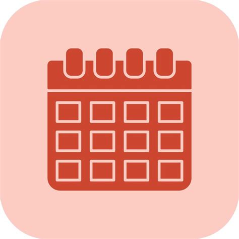 Calendar Glyph Tritone Icon Vector Art At Vecteezy