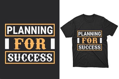 Planning For Success T Shirt Design Graphic By Masum Bhuiyan