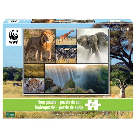 WWF Afrika Pussel 48 Bitar Partyhallen Se