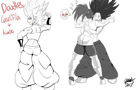 Caulifla Y Kale Dibujos Arte De Paredes Pintadas Personajes De Fantasía