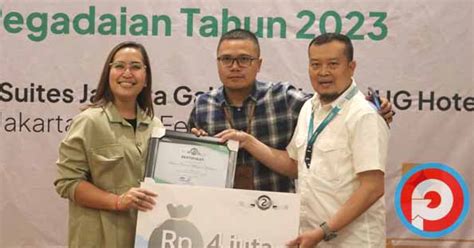 Tim Humas Pegadaian Kanwil XII Surabaya Raih Juara 2 Pada Penghargaan