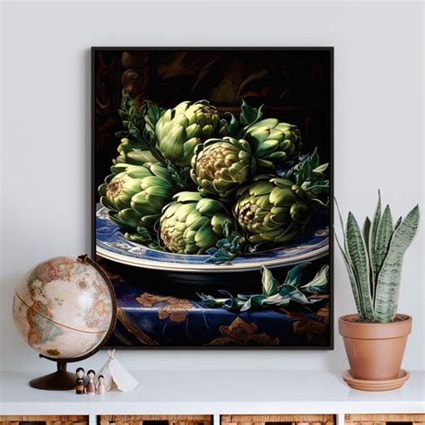 Artichoke Art Print Etsy