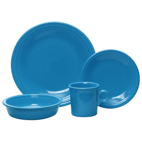 best dinnerware sets: Fiesta 4-Piece Dinnerware Place Setting