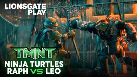 Raph Vs Leo Teenage Mutant Ninja Turtles Chris Evans Fight Scene