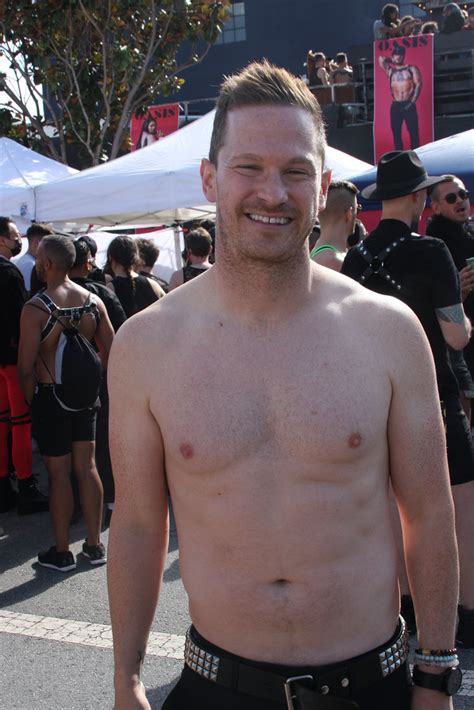 Hella Cute Shirtless Blond Bearman Folsom Street Fair Flickr