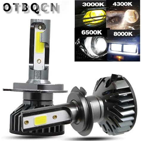 Otbqcn Mini Farol De Carro H H Led K K K K H H H