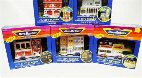 Lot of 6 MicroMachines City Scenes by Galoob | #1830608663