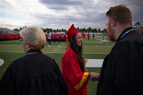 Centennial High School Seniors Celebrate Graduation At The Field Of Dreams