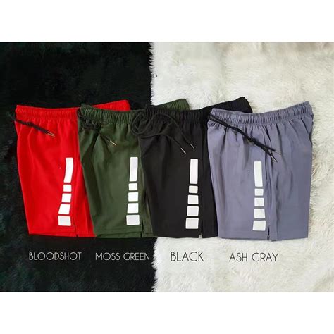 Taslan Shorts Breathable Unisex Sports Fashion Quick Drying Taslan Short Shopee Philippines