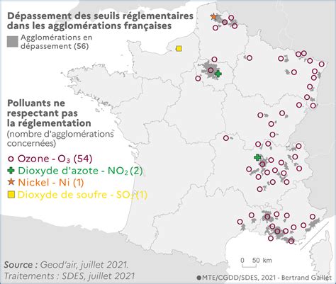 Bilan De La Qualit De L Air Ext Rieur En France En Donn Es Et