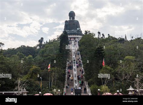 Tian Tan Buddha (Big Buddha), Lantau Island, Hong Kong Stock Photo - Alamy