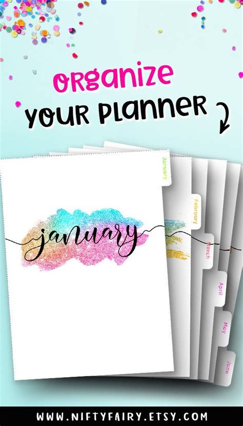 Happy Planner Dividers Big Happy Planner Inserts Happy Planner