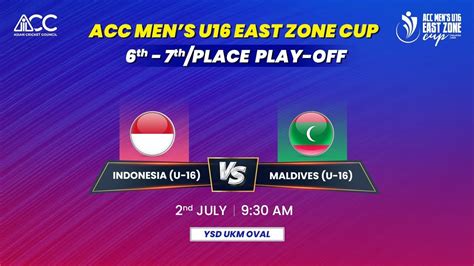 Acc Men S U East Zone Cup Indonesia U Vs Maldives U