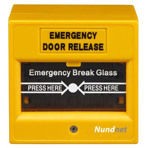 Emergency Break Glass For Access Control And Fire Alarm System