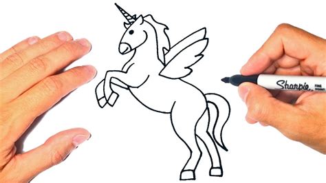 Cómo dibujar un Unicornio Fácil Dibujo de Unicornio YouTube