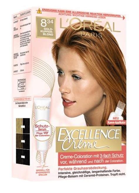 L Or Al Paris Excellence Creme Coloration Goldkupferblond